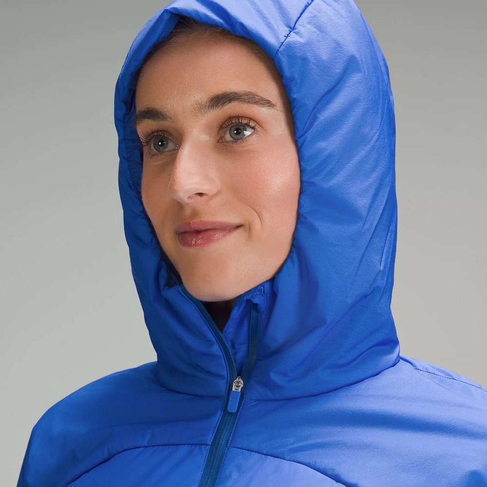 Lululemon Womens Blue Down For It All Jacket Running 700 Fill 4 6 8 10 12 14 NEW - Picture 6 of 12